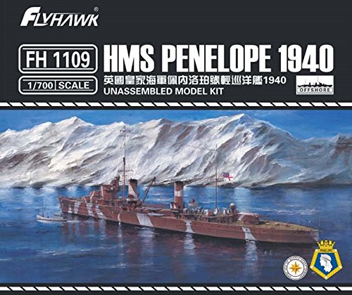 フライホークモデル 1/700 イギリス海軍 軽巡洋艦 ペネロピ 1940年 プラモデル FLYFH1109