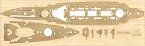 カジカ 1/700 日本海軍 超弩級巡洋戦艦 金剛 1914年 木製甲板シート