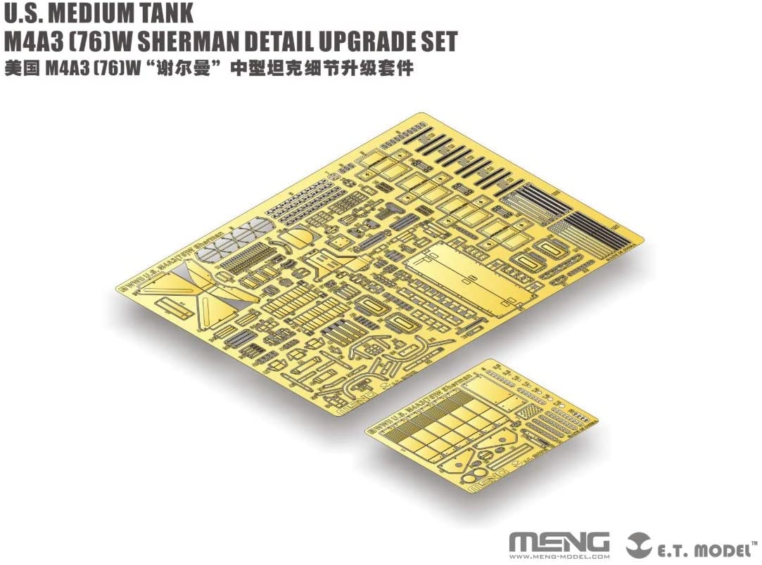 A-ZHOBBYのモンモデル 1/35 アメリカ軍中戦車 M4A3 (76)W 勝利のキス 限定版 プラモデル｜アングル3
