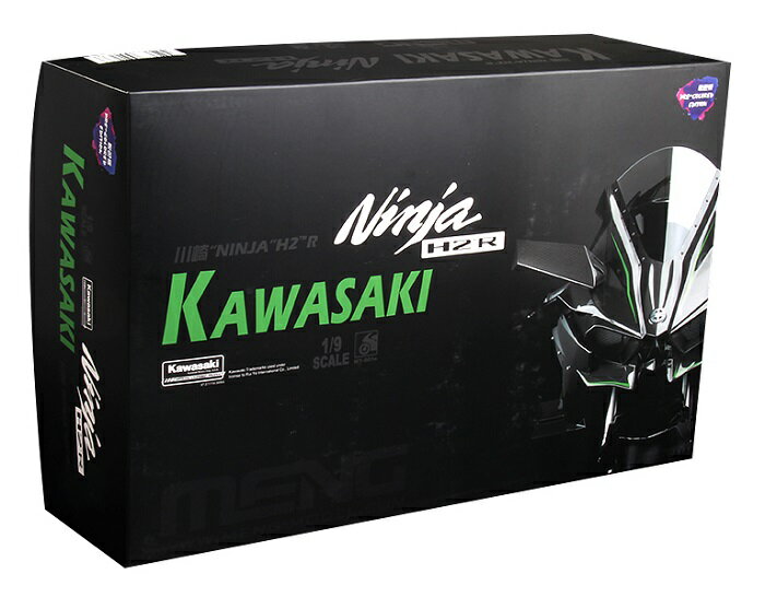 モンモデル 1/9 カワサキ Ninja H2R (多色成型＋一部塗装済) プラモデル