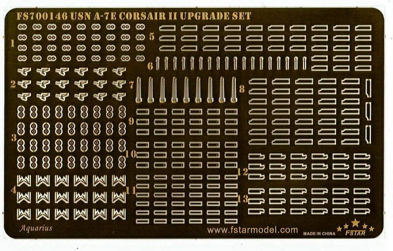 ファイブスターモデル 1/700 アメリカ海軍 A-7E コルセア2 アップグレードセット
