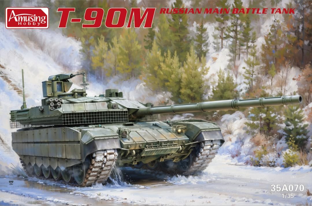 アミュージングホビー 1/35 ロシア軍 T-90M 主力戦車 プラモデル AMH35A070