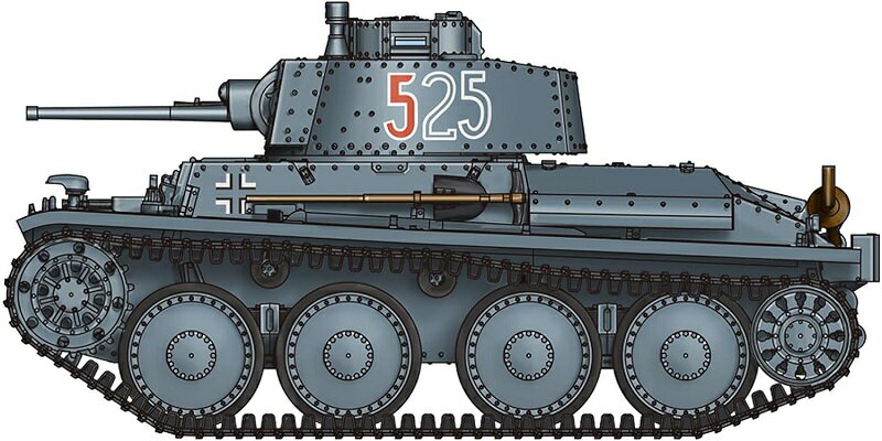 ホビーボス 1/72 ドイツ 38(t)戦車 E/F型 プラモデル