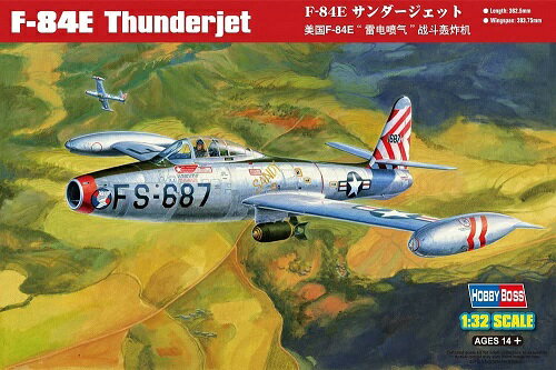 ホビーボス 1/32 アメリカ空軍 F-84E サンダージェ