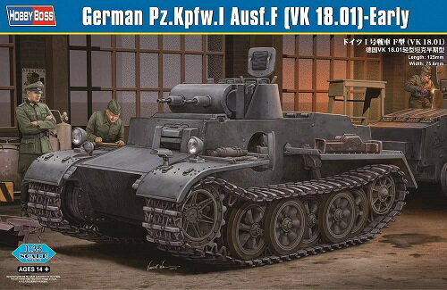 ホビーボス 1/35 ドイツ軍 I号戦車F型 (VK1801