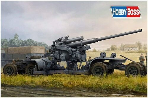 ホビーボス 1/35 ドイツ軍 12.8cm Flak40 高射砲 プラモデル