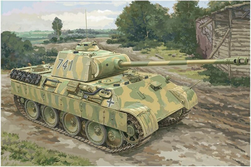 ホビーボス 1/48 ドイツ軍 中戦車 パンサーA型 プラモデルのサムネイル