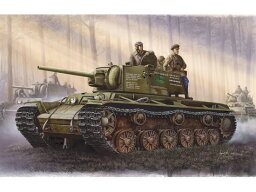 トランペッター 1/35 ソビエト軍 KV-1重戦車 1942 簡易生産型砲塔 プラモデル
