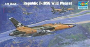 トランペッター 1/32 アメリカ空軍 F-105G サンダ-チ-フ プラモデル