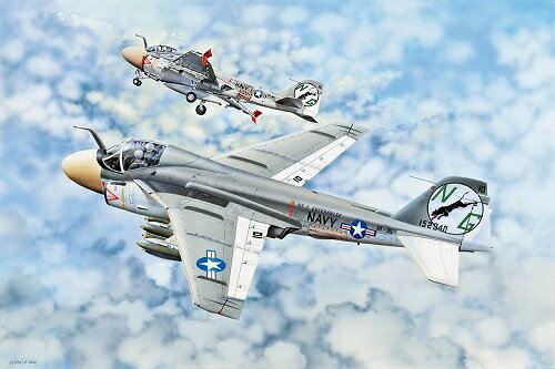 トランペッター 1/32 アメリカ海軍 A-6A イントルーダー 艦上攻撃機 プラモデル