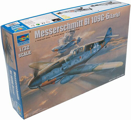 トランペッター 1/32 メッサーシュミット Bf109G-6 初期型 プラモデル