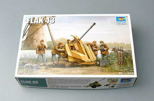 トランペッター 1/35 ドイツ軍 Flak43 3.7cm 高射機関砲 プラモデル