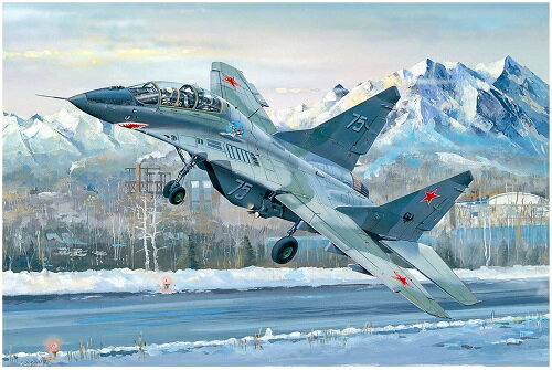 トランペッター 1/32 ロシア空軍 MiG-29UB ファルクラムB型 複座練習機 プラモデル