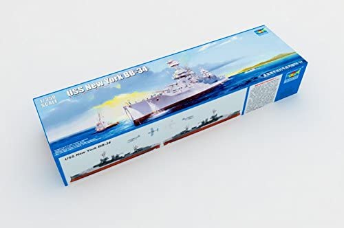 トランペッター 1/350 アメリカ海軍 戦艦 BB-34 ニューヨーク プラモデル