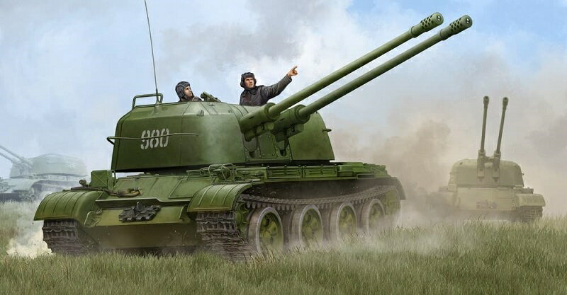 トランペッター 1/35 ソビエト軍 ZSU-57-2 対空自走砲 スパルカ プラモデル