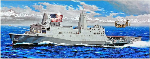 トランペッター 1/350 アメリカ海軍 ドック型揚陸艦 U.S.S .ニューヨーク LPD-2 プラモデル