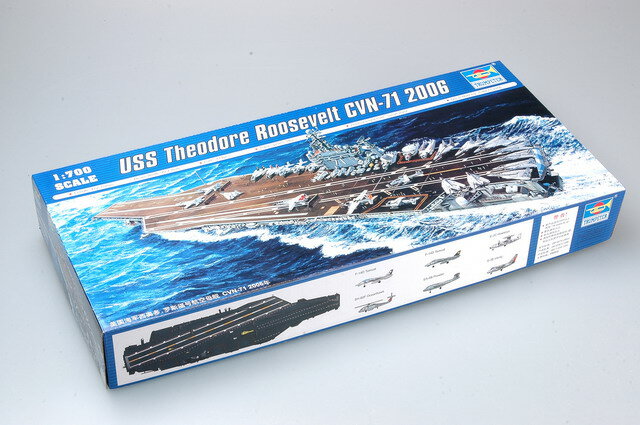 トランペッター 1/700 アメリカ海軍 ニミッツ級原子力航空母艦 CVN-71 セオドア・ルーズベルト 2006 プラモデル