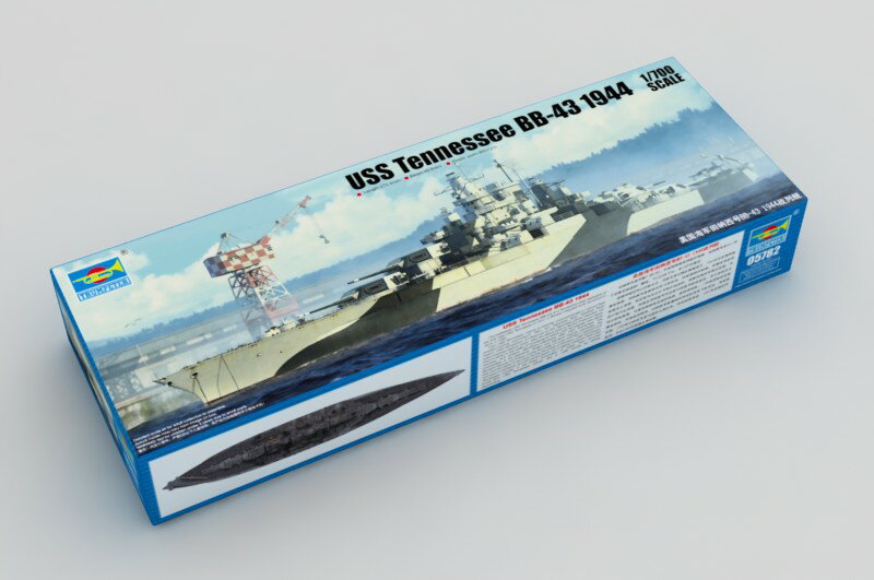 トランペッター 1/700 アメリカ海軍 戦艦 BB-43 テネシー 1944 プラモデル
