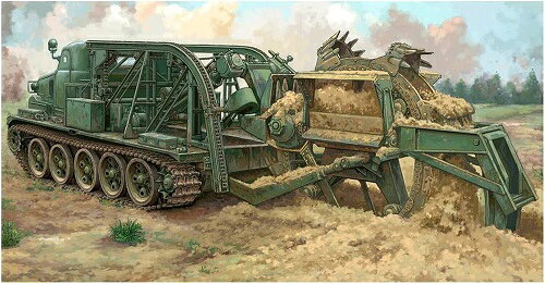 トランペッター 1/35 ソビエト軍 高速掘削車 BTM-3 プラモデ