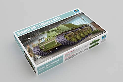 トランペッター 1/35 ソビエト軍 KV-7 自走砲 オブイェークト227 プラモデ