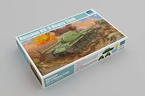 トランペッター 1/35 ソビエト軍 KV-3 重戦車 プラモデル