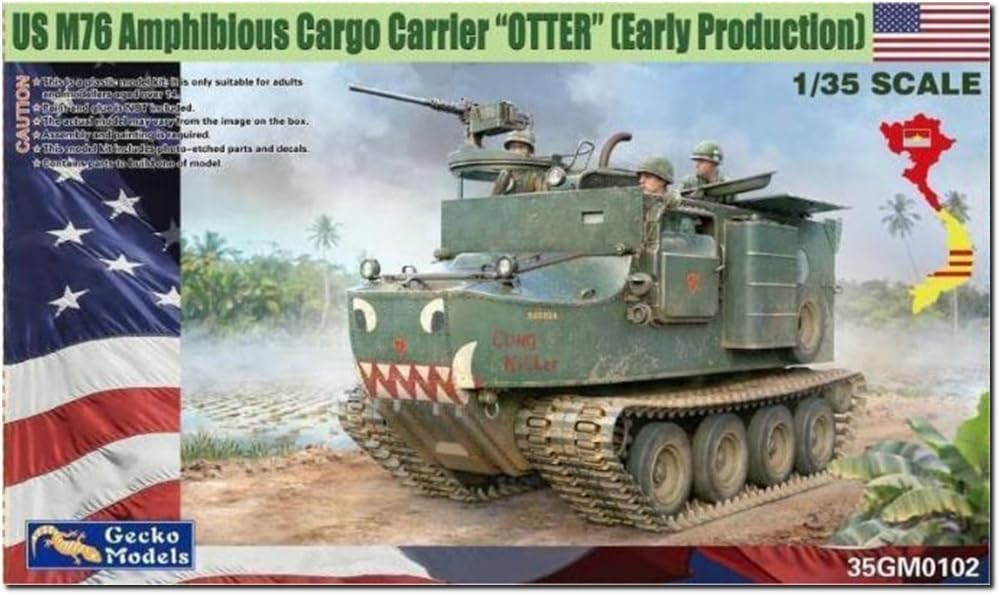 ゲッコーモデル 1/35 アメリカ M76 オーター 水陸両用貨物輸送車 前期型 プラモデル GEC35GM0102