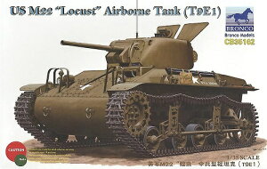 ブロンコモデル 1/35 アメリカ 空挺戦車 ローカスト M-22 T9E1 プラモデル