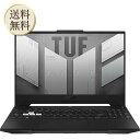 【買い物マラソン期間中当店ポイント＋3倍】ASUS 【第12世代インテル最新高性能CPU RTX3060】 ゲーミングノートPC TUF Dash F15 FX517ZM ( Core i7-12650H 16GB 512GB RTX3060 15.6型 FHD 144Hz ) FX517ZM-I7R3060BEC