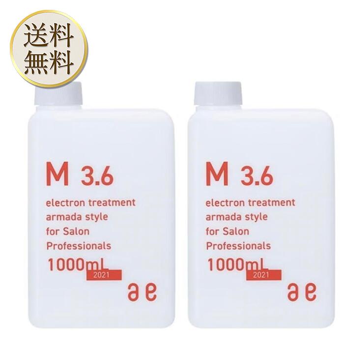 【買い物マラソン期間中当店ポイント＋3倍】アルマダスタイル 電子トリートメント M3.6 1000ml 2個 ヘアケア 化粧水 詰め替え用 本体のみ 正規品 アルマダ スタイル M3.5 リニューアル品