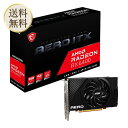 【10日2%オフクーポン有】MSI Radeon RX 6400 AERO ITX 4G グラフィックスボード VD8096 ブラック
