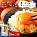 【5日限定当店ポイント最大+20倍】ミツハシ 蘭越町ななつぼし 精米 5kg ×4袋
