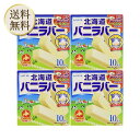 「冷凍便・保冷剤入りで安心お届け」ロッテ バニラバー 北海道マルチ 450ml ×4箱