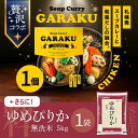 【まとめ買いクーポン配布中】本場札幌の味を自宅で!ガラクのスープカレーと北海道ゆめぴりか無洗米5kgの贅沢コラボ