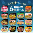 選べる6個セット!北海道の味わい満載!カップ麺&袋麺バラエティセット