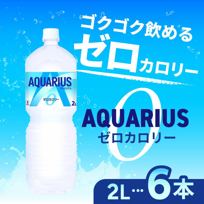 コカ・コーラ アクエリアスゼロ ケース 2L×6本