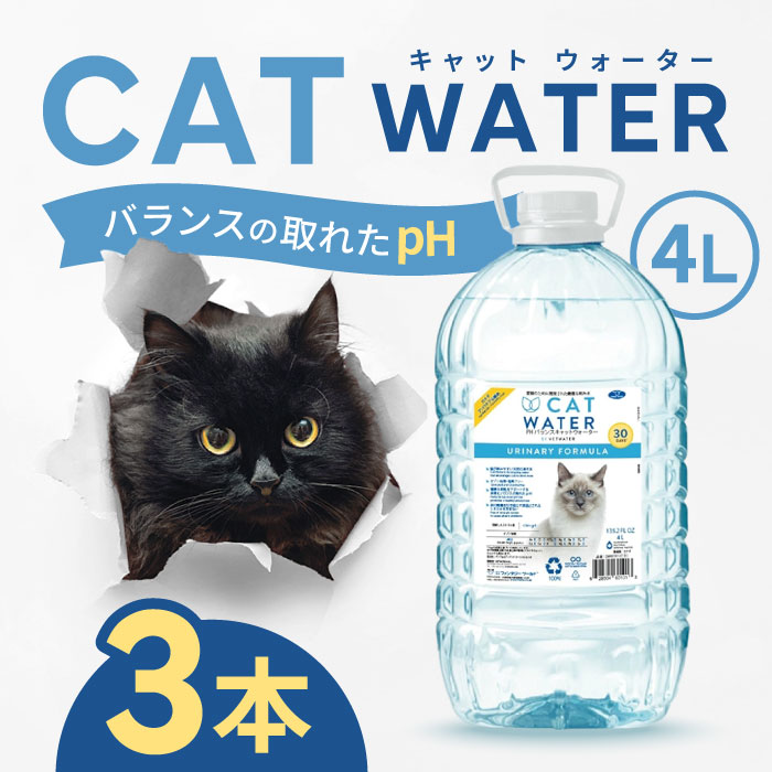 pHバランス キャット ウォーター 4L ×3本