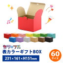 表カラーギフトBOX A5 宅配60サイズ ダンボール 10枚セット【送料無料】231mm×162mm×高さ151mm カラフル 段ボール 60サイズ A5 2...