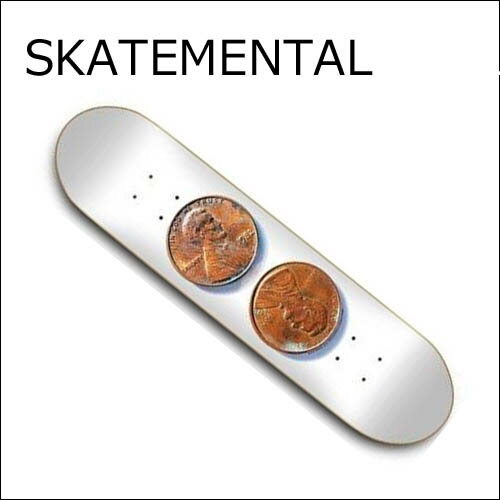 [正規品] SKATEMENTAL デッキ [DOUBLE PENNY] 【スケートメンタルスケートボード】 スケートボードデッキ / スケボー SKATEBOARD DECK