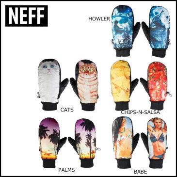 NEFF グローブ スノーボードグローブ CHARACTER MITT GLOVE SNOWBOARD スノーボード 小物 スノボー カワイイ オモシロ