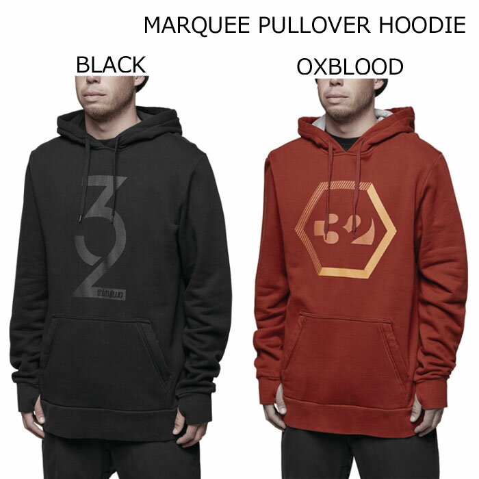 17-18 サーティーツー パーカー MARQUEE HOODED PULLOVER HOODIE フード thirtytwo スノーボード ウェア SNOWBOARD WEAR スノボー サーティートゥー