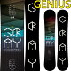 19-20 O[ W[jAX GRAY GENIUS Xm[{[h OC SNOWBOARD Y fB[X Xm{[  Y