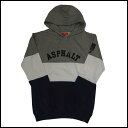 ASPHALT YACHT CLUB AXt@gbgNu p[J[ t[h TRIBLOCK HOODIE Z[