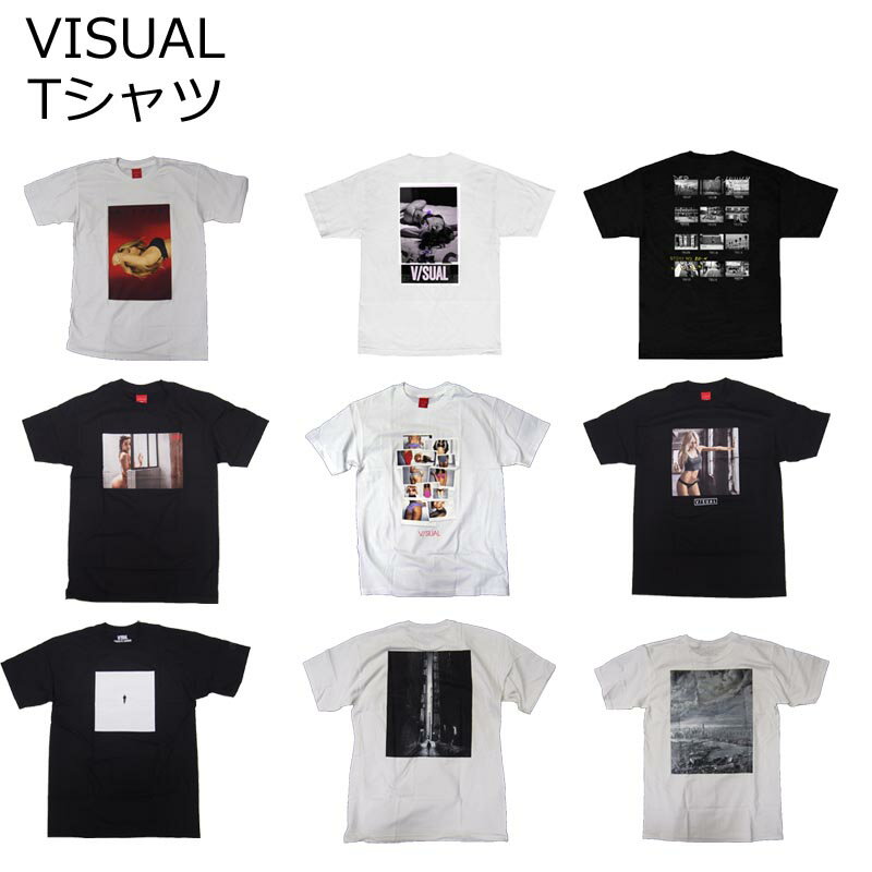 VISUAL Tシャツ ビジュアル ティーシャツ フォトティー アーティスト 写真家 ストリート系 アパレル V/SUAL #30th