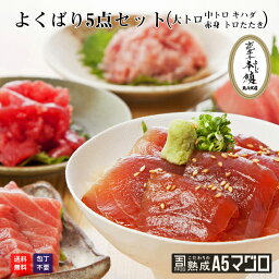 マグロのカネヨシ よしだ本マグロよくばり5点セット880g お歳暮ギフト カネヨシのこだわりの熟成A5マグロ 大トロ　中トロ　赤身　刺身　まぐろ　鮪　ギフト