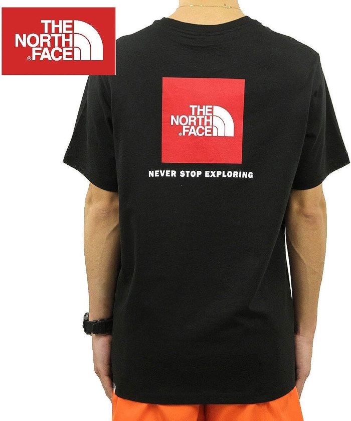 【平日12:00までのご注文で最短即日発送】ザ ノースフェイス THE NORTH FACE TNF レッドボックス Tシャツ RED BOX TEE 黒【店舗安心保証付】