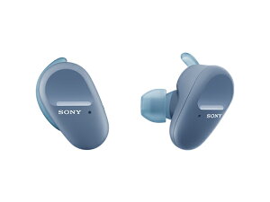 SONY ソニー WF-SP800（L） ブルー 完全ワイヤレス イヤホン カナル型 ノイズキャンセリング 【並行輸入】