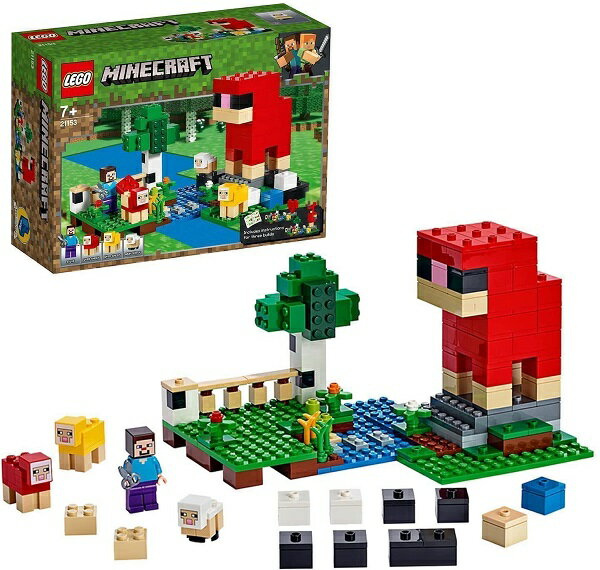 並行輸入品 レゴ LEGO マインクラフト 巨大羊 の ウールファーム 21153