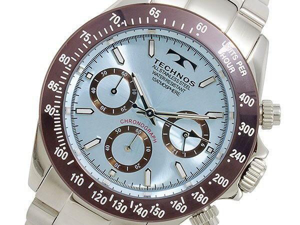 テクノス 腕時計（メンズ） 【国内正規品】テクノス TECHNOS 腕時計 メンズ T4251AI クロノグラフ クオーツ