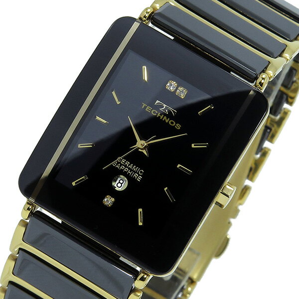 テクノス 腕時計（メンズ） 【P4倍デー※さらに+2倍UP(当店限定)】【国内正規品】テクノス TECHNOS 腕時計 メンズ T9137GB セラミック クオーツ