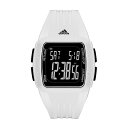 アディダス ADIDAS デジタル 腕時計 デュラモ ADP3263 メンズ レディース ホワイト